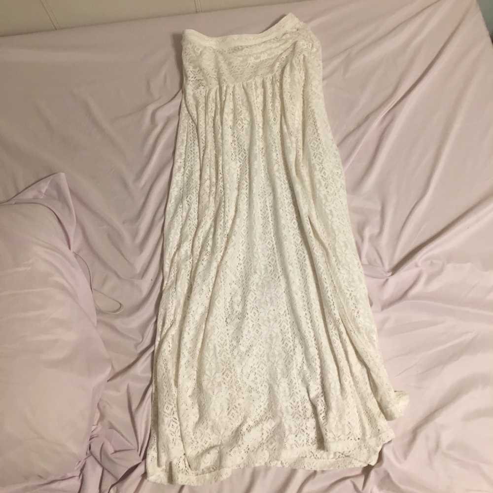 long lace skirt!